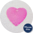 Capiz Heart -  Pink 60mm - Single Drilled Hole - Project Pack